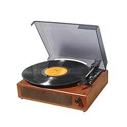 Tourne-Disque Vinyle Bluetooth Vintage Tourne-Disque 3 Vitesses pour disques Vinyle Haut-parleurs intégrés Stylet Rubis… - Les Beatles, Paul McCartney, John Lennon, RIngo Starr, George Harrison