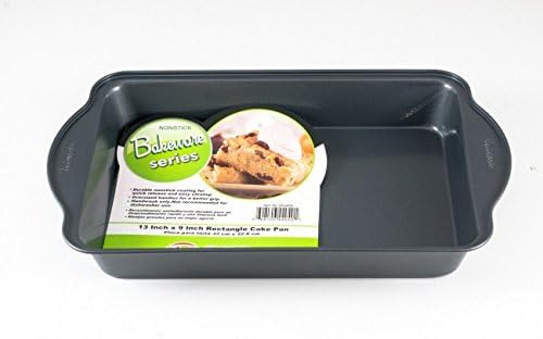 Uniware Sartén rectangular antiadherente de 13 x 9 pulgadas (0.016 in) Bn4404