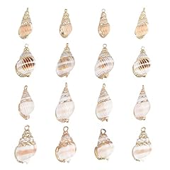 1 Box 16pcs Conch Shell Charms