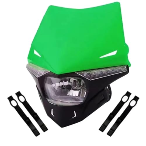 Phare antibrouillard moto longue portée vert pour EXC SX SXF dirt bike