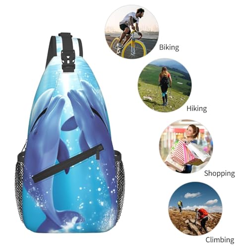 Bolso cruzado tipo bandolera para hombre negro miniatura 6
