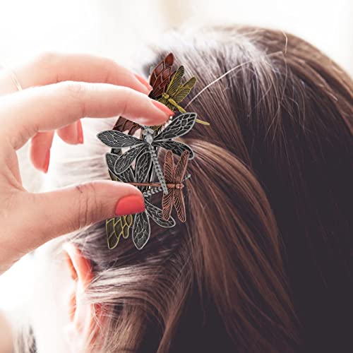 Beaupretty Womens Hair Clips Vintage Metal French Barrette Women Hair Clip Alloy Hairpin Hair Spring Clip Dragonfly Hair Clip For Girls Girl Hair Clips #TOP4