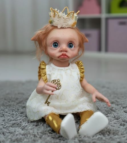 Muñeca Reborn Baby Dolls 17 pulgadas muñeca bebé hada realista miniatura 2