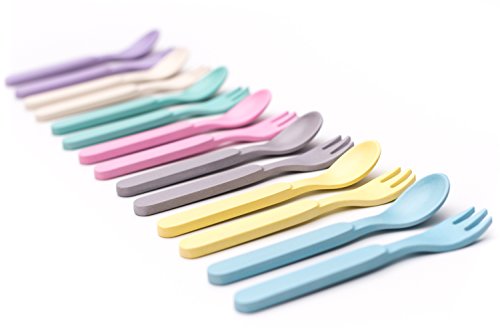 Bobo&Boo Bamboo 5 Piece Children’s Dinnerware, Blossom Pink, Non Toxic & Eco Friendly Kids Mealtime Set For Healthy Infant Feeding, Great Gift For Birthdays, Christmas & Preschool Graduations #TOP6