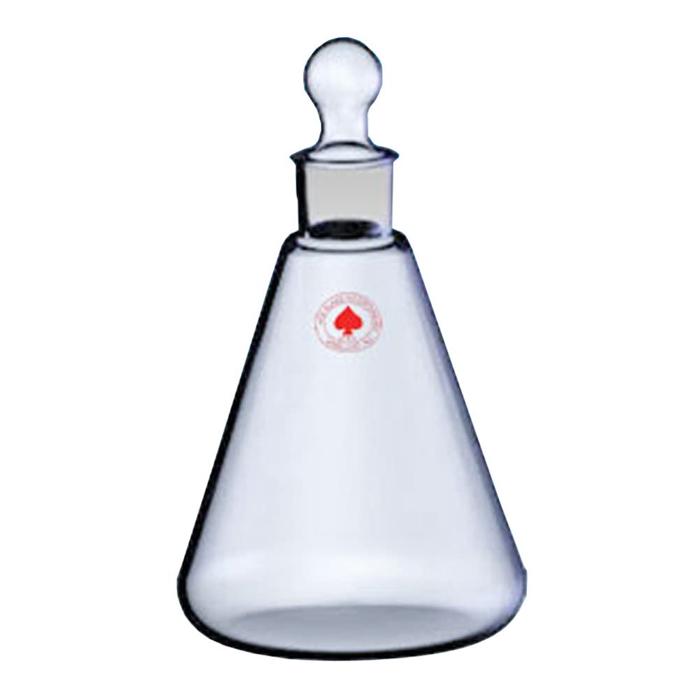 6999-14 Erlenmeyer Flask with 22 Size Stopper Top, 125mL Capacity