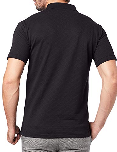 Camisa polo Jacquard, Polo Wear, Masculino, Preto, M