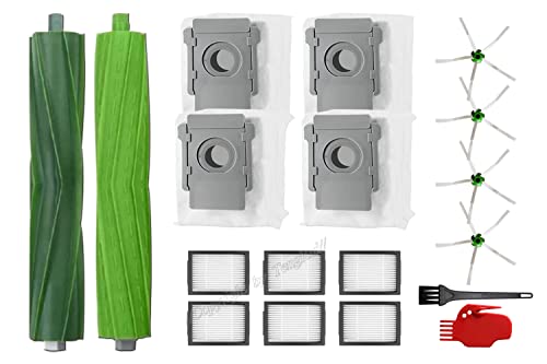 TengRui Piezas de repuesto de filtro compatibles con iRobot Roomba e, i & j Series E5, E6, i3, i3+, i4, i4+, i5, i5+, i6, i6+, i7, i7+, i8, i8+, j7, j7+ Plus, robot aspirador (juego de 15 unidades)