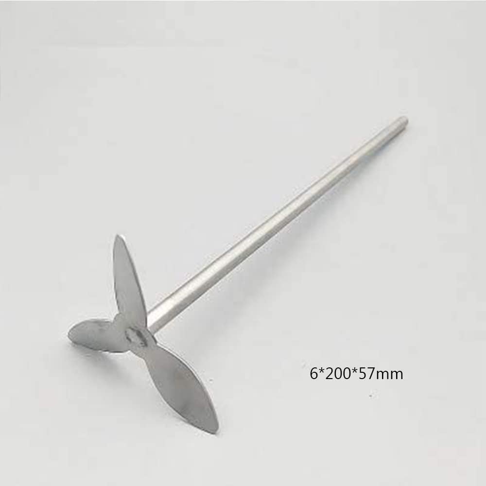 Three-Blade Stirring Rod Stainless Steel Stirrer Electric Overhead Stirring Rod Anchor Paddle Mixer Shaft lab Industrial Stirring