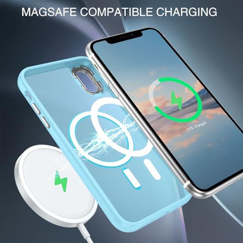 Coque iPhone Xs Max Magsafe fine transparente anti-rayures et étui silicone mat - 4