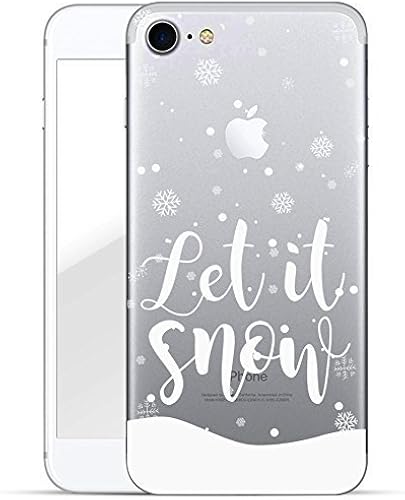 Finoo Iphone Hard Case Handy-HA lle Weihnachten Motiv dA nne stoAYfeste Schutz-Cover Tasche mit lizensiertem Muster Premium Case fA r Dein Smartphone  Let Snow