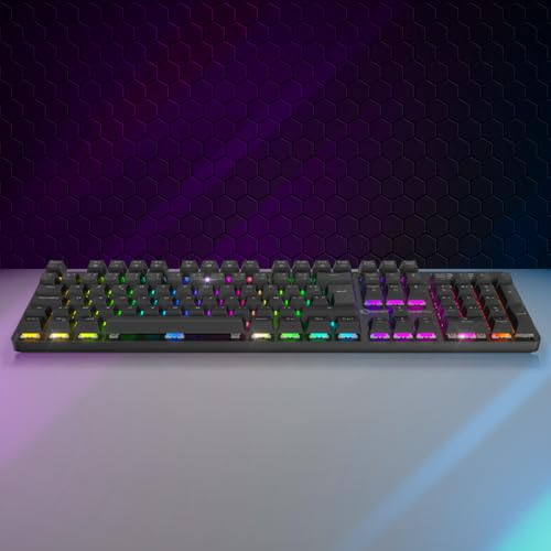 Nuovo 2025 – K245 Tastiera Gaming Wired Switches Meccanica MX Red (FR - AZERTY) - Tipo C - per PC/PS4/PS5/Xbox - Retroilluminazione RGB 24 Effetti - 105 Tasti - N-Key Rollover (NKRO) - Tastiera gaming - Immagine 5