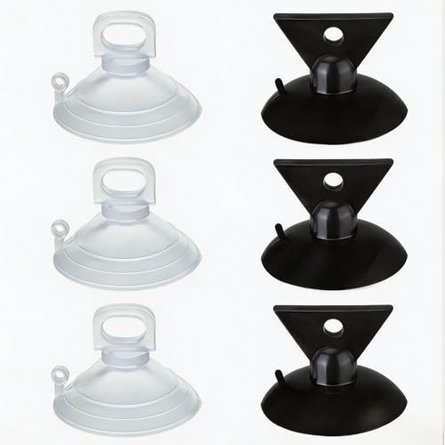 6 Pack Suction Cup Light Bulb Changer & Removal Tool for GU10 MR16 Bulbs, High Ceiling Pole Attachment, LED Halogen Mini Track Lights, Range Hoods and Broken Bulb Extractor for Smooth Surfaces