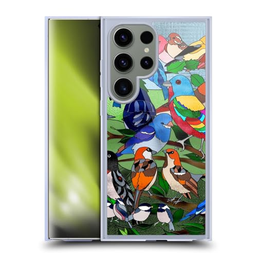 Coque antichoc S24 Ultra MagSafe protège chutes motif oiseaux