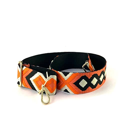 Bandoulière pour sac colorée motif fantaisie idée cadeau femme