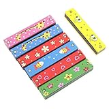 FUNCIÓN: Armónica música quebradiza, sonido completo, sino también para desarrollar el interés de la música del bebé, el desarrollo de las células artísticas potenciales de los niños, añadir la sensación de la música.