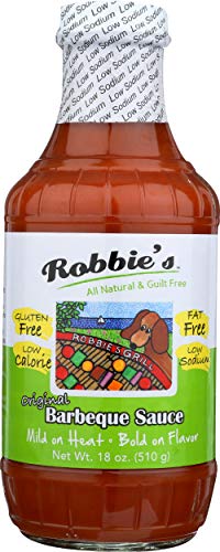 ROBBIES NATURAL PRODUCTS Organic BBQ Sauce, 18 oz.