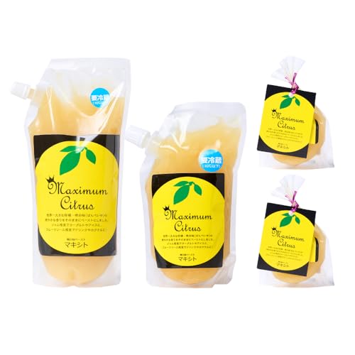 熊本県 八代市産 晩白柚 ペースト「マキシト」セット(合計1010g)
