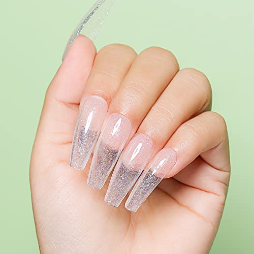 Aimeili Gel Nail Polish Soak Off U V Clear Glitter Gel Polish For Nail Art Diy At Home -565 10Ml #TOP5