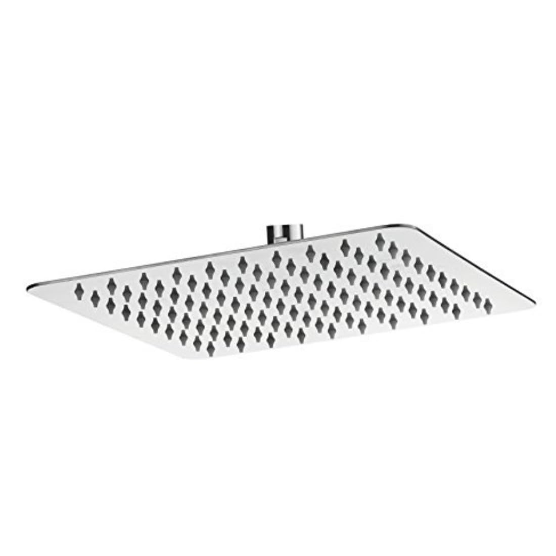 ESSE18 Overhead Shower Stainless Steel 304 | Square Ultra Slim High Pressure Rainfall Shower | Shower Head for Bathroom Without Arm (4x4 inch) Chrome Finish (RS9317) (B0CVDT1Z6G) Amazon Price History, Amazon Price Tracker
