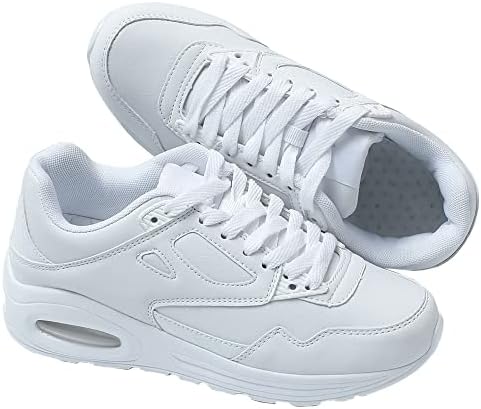 JOMIX Men's Sports Shoes, Trainers, Walking Shoes, Running, Outdoor, Gym, Fitness, A-Black White, EU 40