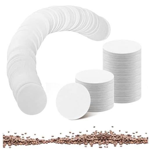 400 Stück Rund Kaffee Filterpapier, 63.5mm Kaffeefilterpapier Weiß Kaffeefilter Papier Kaffee Extraktionsfilter Kompatibel mit AeroPress
