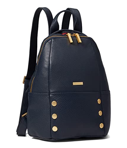 Hammitt Women's Navy Tides/Brushed Gold Medium Hunter Backpack