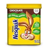 Nesquik Chocolate Powder No Sugar Added, 16 oz