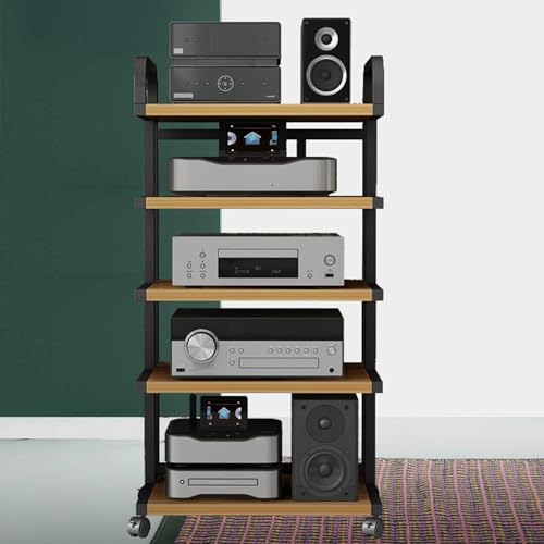 Support multimédia d'angle ventilé pour optimiser l'espace audio de votre salon