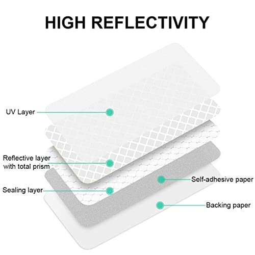 SIOPPKIK Adesivi Riflettenti per Biciclette