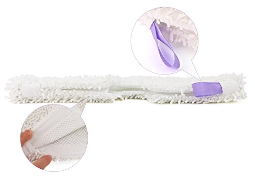 Tidy Monster 2 Pack Microfiber Steam Mop Replacement Pads For Shark Steam Pocket Mops S3500 Series S3501 S3601 S3550 S3901 S3801 Se450 S3801Co S3601D, Machine Washable Easy Cleaning Pads #TOP6
