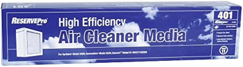 GeneralAire 13156 ReservePRO Pleated Air Filter Media Replacement, 27 x 16 x 5