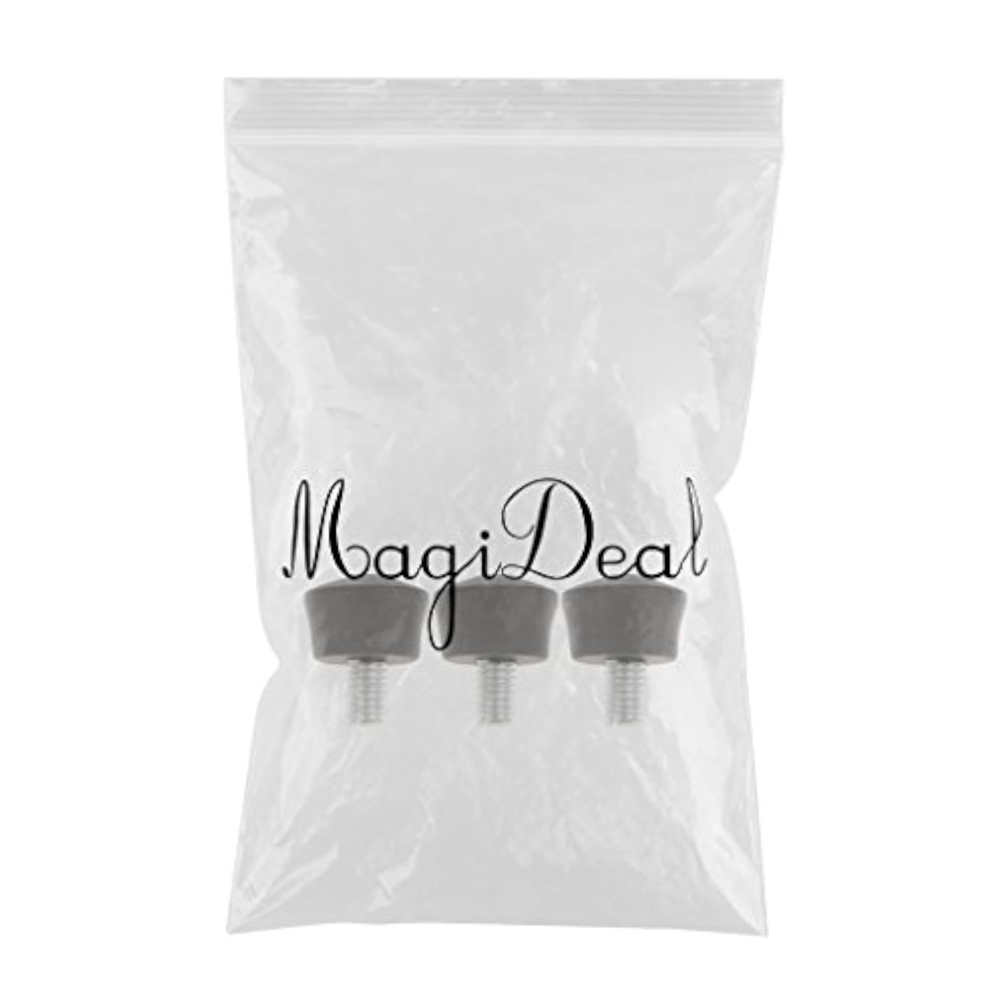 Universal Rubber Tripod Feet Non-Slip Pad with M8 Screw, Pack of 3