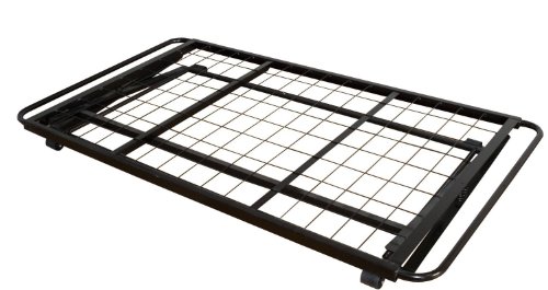 39''/ Twin Size Black Metal Pop Up Trundle For Daybeds by Kings Brand Furniture - Image 3