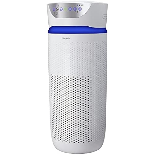 Homedics 5-in-1 UV-C Air Purifier - 360-Degree HEPA Filter for 1,593 Sq Ft