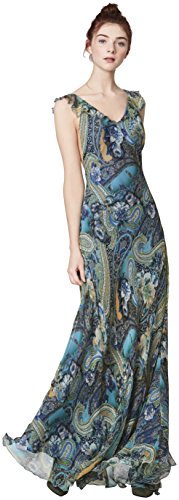 Etxart & Panno v18040 Vestido, Verde (Green), 42 (Tamaño del Fabricante:42) para...