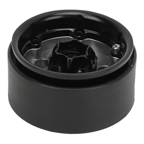 Aro de Roda de Carro RC, Cubo de Roda RC Estável de 1,9 Polegadas para Redcat GEN8 (Prata)