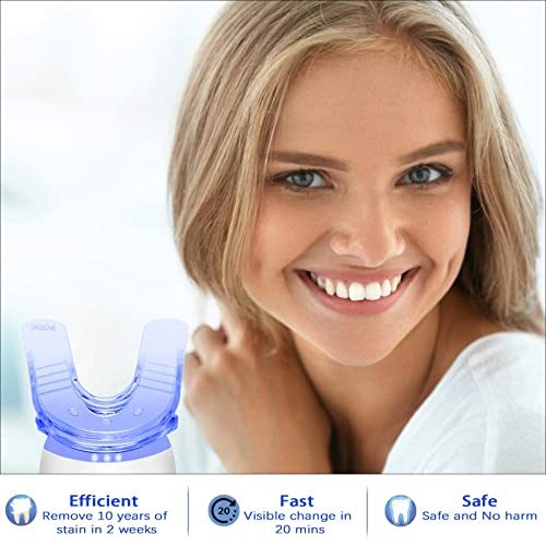 Agoal Teeth Whitening, Teeth Whitening Kit With Led Light, Non-Sensitive Teeth Whitener Pen With Tooth Whitening Gel And Soft Mouth Tray #TOP6