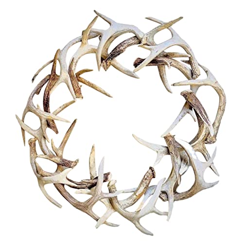 Garneck Kunstharz Weihnachtstürkranz zum Aufhängen Rustikale...