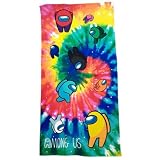 Among Us Microfiber Beach Towel 27x54 on Hanger