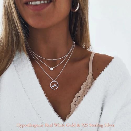 Metzakka Mountain Necklace, Sterling Silver Pendant Minimalist Jewelry for Outdoor Lovers4