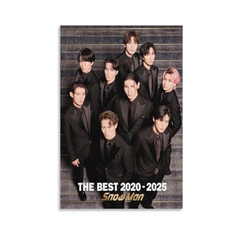 �X�m�[�}�� Snow Man �W���ʐ^ �ǃA�[�g (3) �v�����g �L�����o�X �G�� ���_�� �z�[������ �Ԃ牺���� �摜 �ǂ̊G �ŉ� �M�t�g20x30inch(50x75cm)