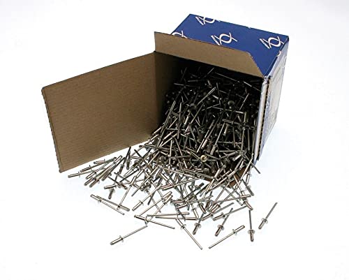 Rivets tête plate helicoil 4x10 mm la boîte de 500 pièces d'assemblage durable
