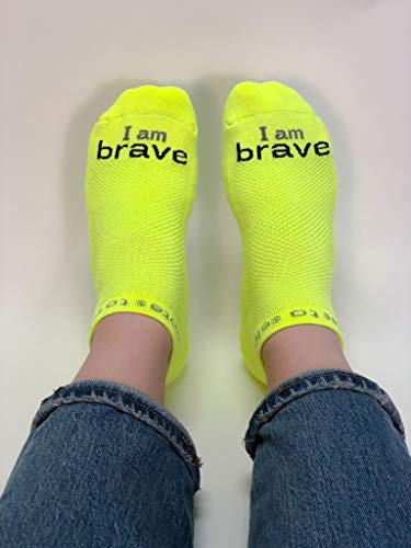 Image of notes to self Socks - Daily Affirmations, Inspirational Socks for girls & boys