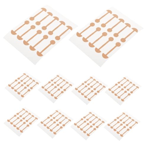 Hoement 10 piezas Unidades Tiras Adhesivas Elásticas para Nasal Corrector para Alisar y Reducir Alas Nariz Diseño Suave y Autoadherente para Minimizar Fosas Nasales Anchas No Invasivo