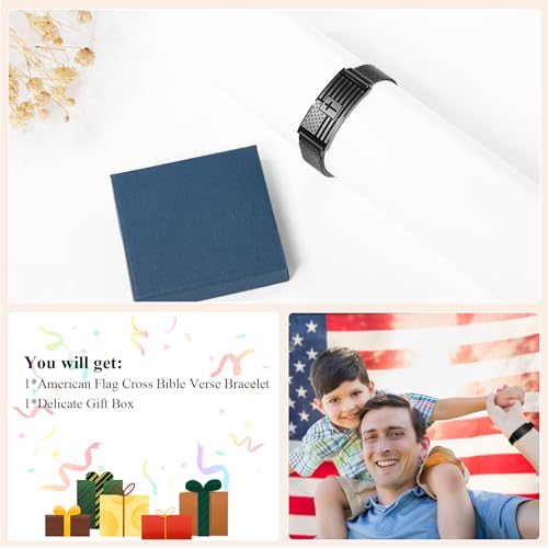 Pulsera ajustable de acero inoxidable para hombres miniatura 6