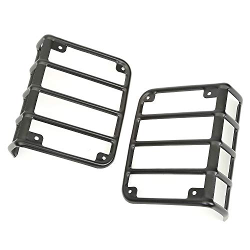 Rugged Ridge 11226.11 Euro Guard Kit, Tail Light, Textured Black; 07-18 Jeep Wrangler Jk #TOP12
