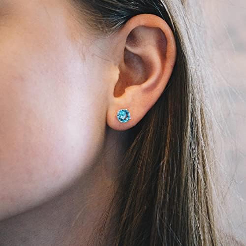 Philip Jones March (Aquamarine) Birthstone Necklace & Earrings Set Created with Zircondia® Crystals