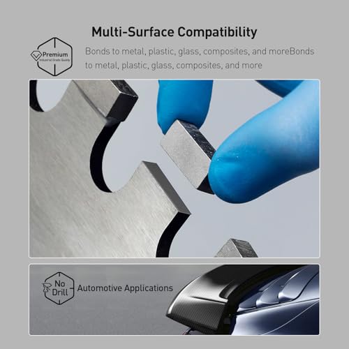 3M Heavy Duty 4611 Double Sided Tape 0.5" x 13.8 Ft Gray Strong Adhesive Withstands 450°F for Reliable Waterproof Foam Mounting Tape for Home Office Deco Automotive Metal Glass Bonding by Ndcadhesive - Image 5