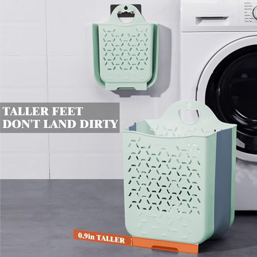 Asung XYL Laundry Basket Collapsible Laundry Hamper 2 Packs Clothes Hamper Portable Dirty Clothes Basket Smart Saving Space Hampers thumb #6