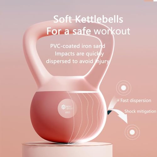 Fitness Soft Kettlebells, with Cushioned Impact-Resistant Base and Anti-Slip,Soft Vinyl Kettlebells, and Personal Training - Image 5